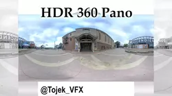 HDR 360 Panorama Little Tokyo 21 - Japanese American Ntl Museum 3D model
