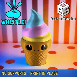 Keychain Whistle - Cute Ice Cream