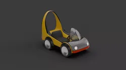 Kids Toy Car 3D model