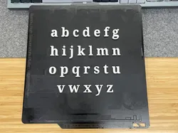 Letras minúsculas del alfabeto - Modelo de impresión 3D gratuito