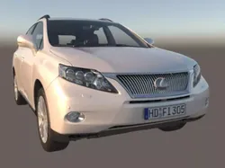 Lexus RX 450H Low-poly 3D model