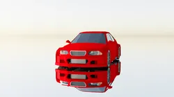 low poly race car Low-poly 3D model