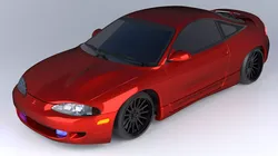 Mitsubishi Eclipse GSX 3D model