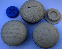 Muffin Shaped Containers and Coin Banks
