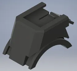 Replacement clamp for Velotech 2x0.5W bike lamp