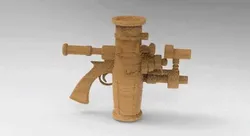 Steampunk Energy Rifle – Stylized Sci-Fi Gun 3D Model