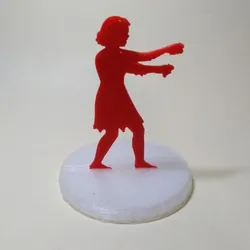 Zombie Woman Figlet – 3D Printable Art Figures with Style