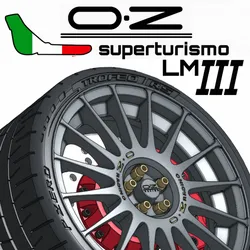 1/18 OZ RACING SUPERTURISMO LM WHEELS -  LIBERTY WALK / PORSCHE /SUBARU STI WRX / OPEL / BMW / MERCEDES / FORD/ NISSAN / GTR / MITSUBISHI EVO / AE86 / MUGEN / TYPE R / SPEEDLINE / PRODRIVE / FORD / GTI /