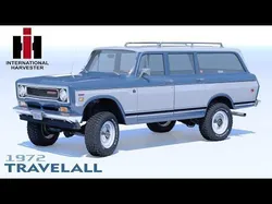1972 International Harvester Travelall Off Road 3D model