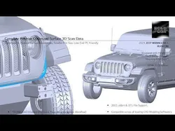 2025 JEEP WRANGLER JL 392 3D Scan Chassis CAD Mounts Data  3D model