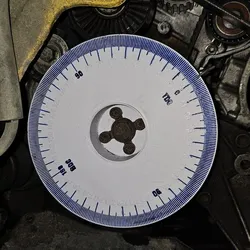 Alfa Romeo TS crankshaft degree wheel for camshaft degreeing
