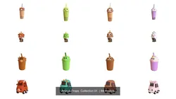 Animal Props  Collection 01  3D Model Pack