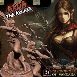 Arda the Archer - Fantasy Collectors Miniature SFW & NSFW