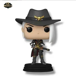 Ashe Chibi Figure Overwatch 3D Model