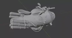 bike-cyberpunk 3D model