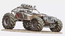 Buggy off road vehicle 3D model