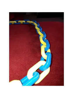 Chunky chain - alternating coloured links