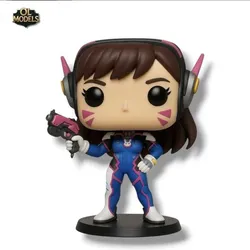 D. Va Chibi Figure Overwatch 3D Model