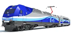 Exo Montreal Passenger Train 3D model