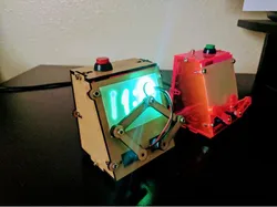 GLOW-IN-DARK PLOT CLOCK (Laser Cut Version)