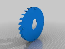 Launcher fan for 6.5 hp engine