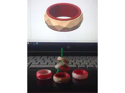 Low Poly Ring - Spinner Remix