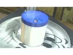 Med Bottle - 8/6 Compartments - Rotating - With Sliding Lid