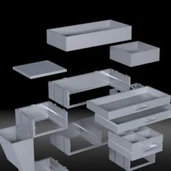 Modular container set