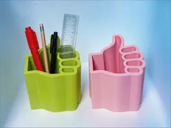 Organizador de papelería 'Me gusta' - Modelo de impresión 3D gratuito
