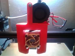 Petsfang mod to fit mounting for CR-10 Heavy Duty customisable modular e3D V6 mount Volcano 5015 ABL by chito
