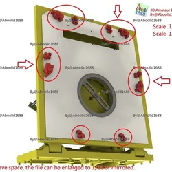 Tiger tank Engine Door Lock Unit.(STL-16-35)