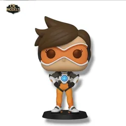 Tracer Chibi Figure Overwatch 3D Model