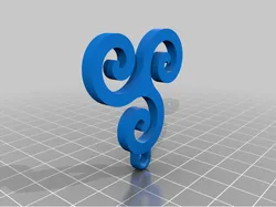 Triskel Keychain