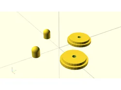 Tronxy Roll Stand Flange and Axle