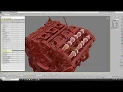 V6 V8 V12 Car Engines with Full External and Internal Parts 3D Model Pack
