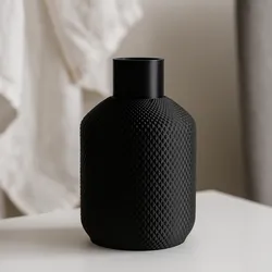 Vanoir Vase - Modern Textured Geometric Decor