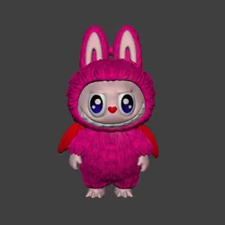Zimomo (labubu) Keychain – Separated Parts