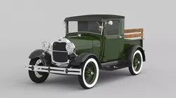 1929  Model A Pickup 3D model