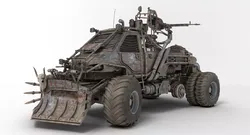 Apocalyptic Truck 2 3D model