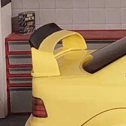 BMW E36 M3 RC Drift Spoiler – 1/10 Scale Model , Fits APlastics & More