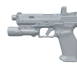 Canik Mete SFT Pro Surefire X300 Ultra Real-Size Scan