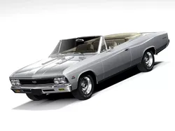 Chevrolet Chevelle SS Convertible 1966 3D model