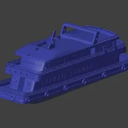 Detailed Scale Boat - Keychain