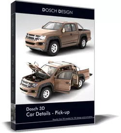 Dosch 3D - Car Details - Pick Up 3D model