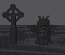 Gargoyle and Key
