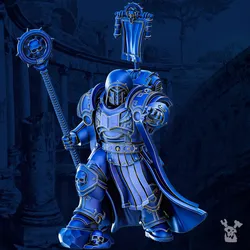 Homer the Psylliad - Prime Armored Space Spellcaster of Legio Prima Victrix