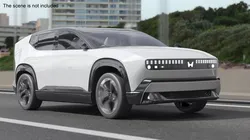 Honda 0-Series Concept Crossover 2027 White Rigged for Maya 3D model