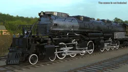 Locomotive Big Boy with Trailed Tender Rigged 3D model