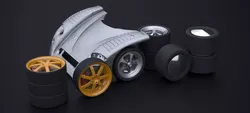 RACKING WHEEL SET 2019 3D model