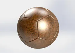 Request: I need football drawing which contains 12 pentagon